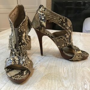 Stuart Weitzman Animal Print Platform Pump